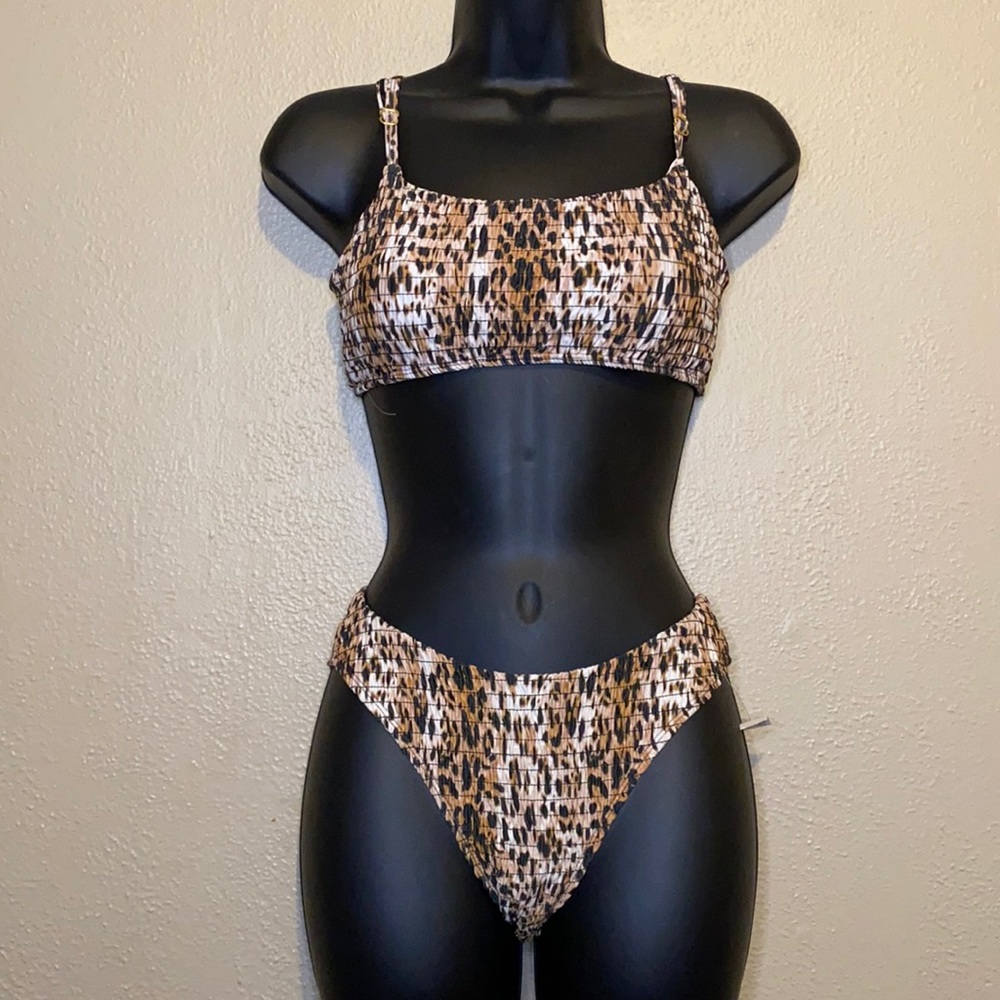 Cheetah print bikini